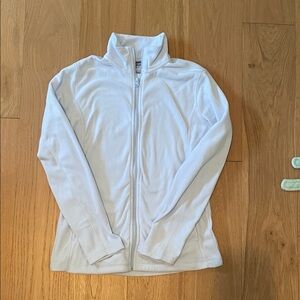 Joe Fresh Women's light blue zip up
